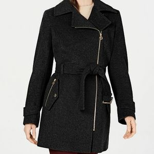 Michael Kors Asymmetrical Walker Coat